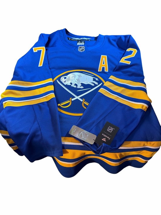 Fanatics Other - BNWT Buffalo Sabres Tage Thompson Fanatics Premium Game Jersey Size 56 XXL Blue